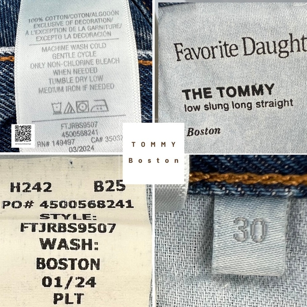 Favorite Daughter (30 - NWT) The Tommy Boyfriend Jeans in Boston - Picture 6 of 7